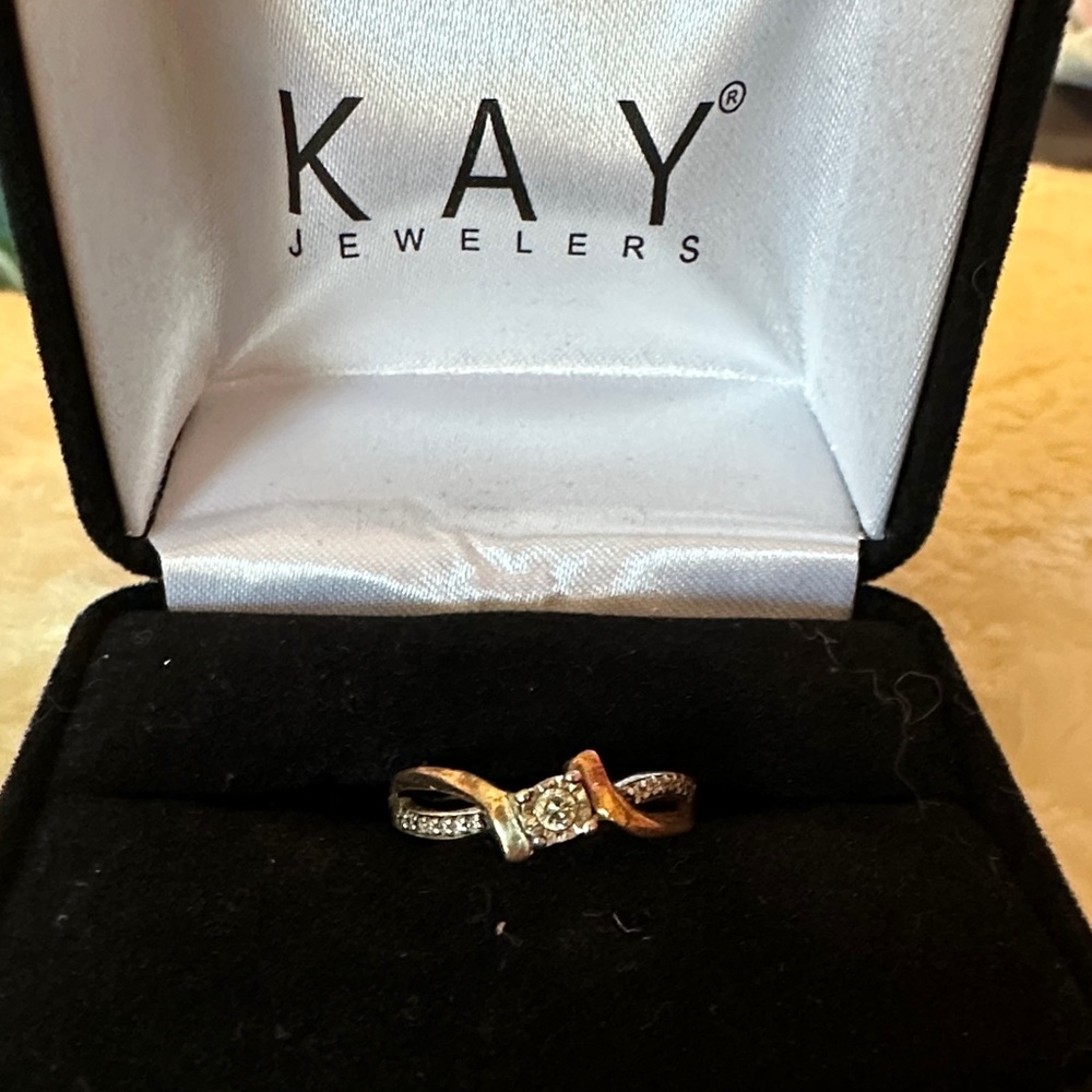 Kay Jewelers Two-Tone Diamond Ring